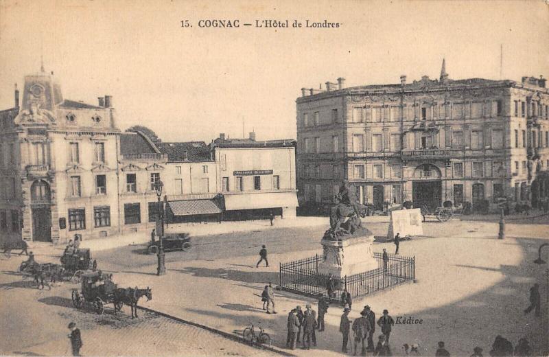 Carte postale ancienne Cognac - Hotel De Londres à Cognac