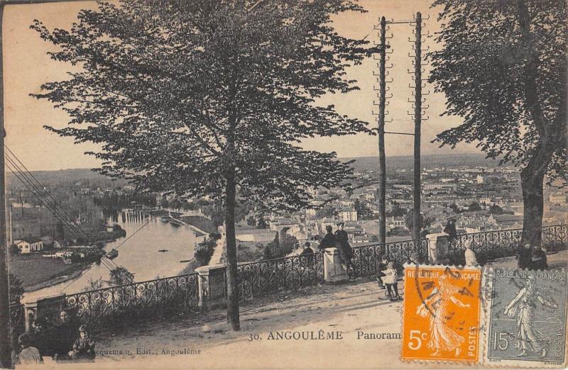 Carte postale ancienne Angouleme - Panorama à Angoulême