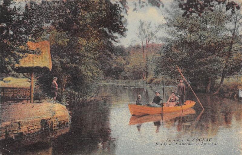 Carte postale ancienne Environs De Cognac - Bords De L'Antenne A Javrezac à Cognac