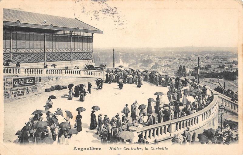 Carte postale ancienne Angouleme - Halles Centrales - La Corbeille à Angoulême