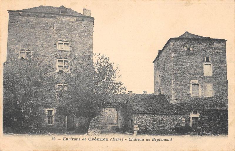 Carte postale ancienne Environs De Cremieu - Chateau De Beptenoud