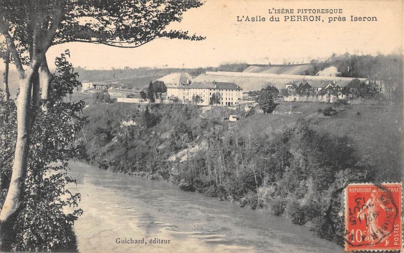 Carte postale ancienne L'Asile Du Perron - Pres Iseron