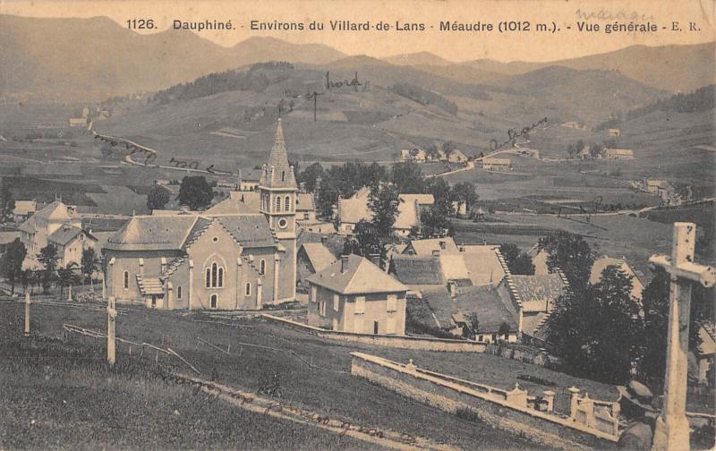 Carte postale ancienne Environs Du Villard De Lans - Meaudre - Vue Generale à Villard-de-Lans