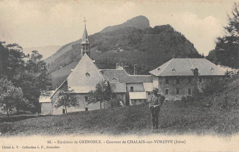 Carte postale ancienne Env.de Grenoble - Couvent De Chalais Sur Voreppe à Grenoble