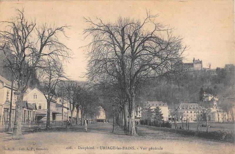 Carte postale ancienne Uriage Les Bains - Vue Generale