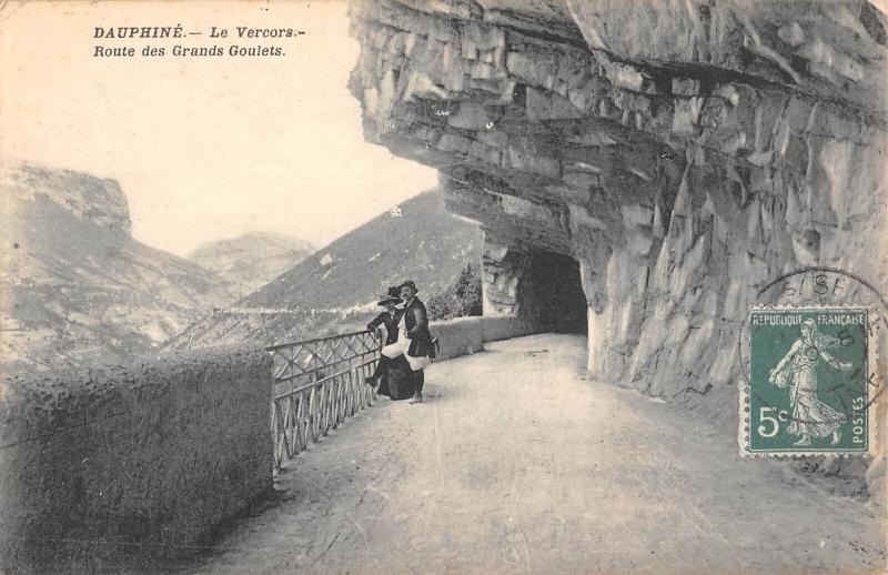 Carte postale ancienne Le Vercors - Route Des Grands Goulets