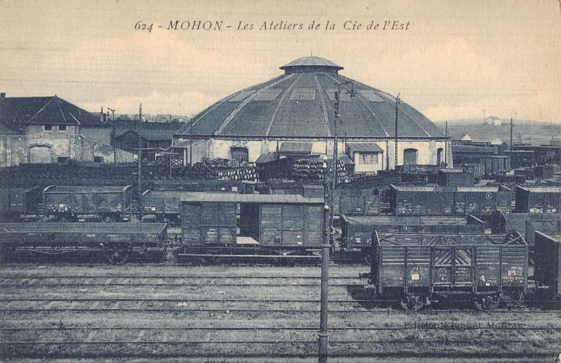 Carte postale ancienne Mohon - Les Ateliers De La Cie De L'Est