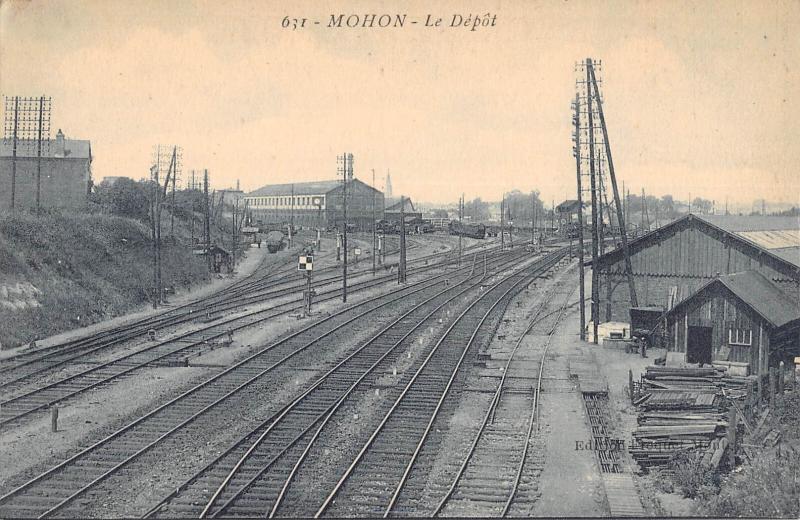 Carte postale ancienne Mohon - Le Depot