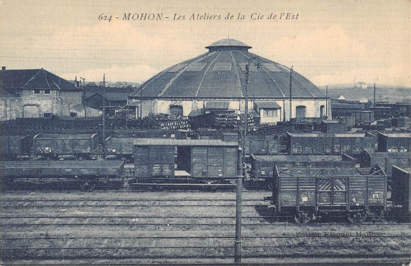 Carte postale ancienne Mohon - Les Ateliers De La Compagnie De L'Est