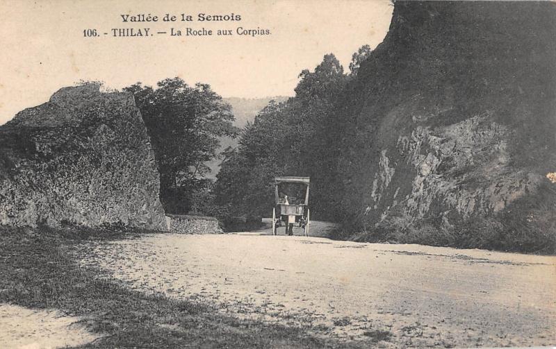 Carte postale ancienne Thilay - La Roche Aux Corpias à Thilay
