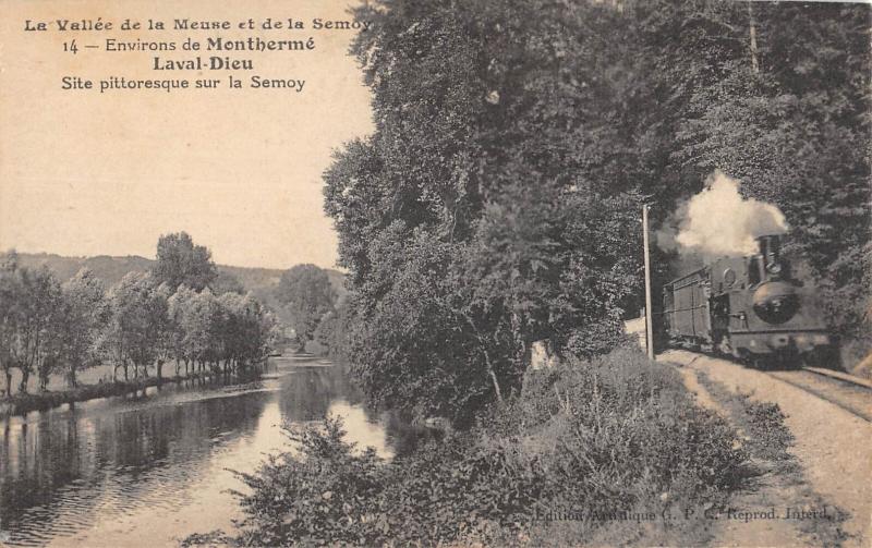 Carte postale ancienne Environs De Montherme - Laval Dieu - Train