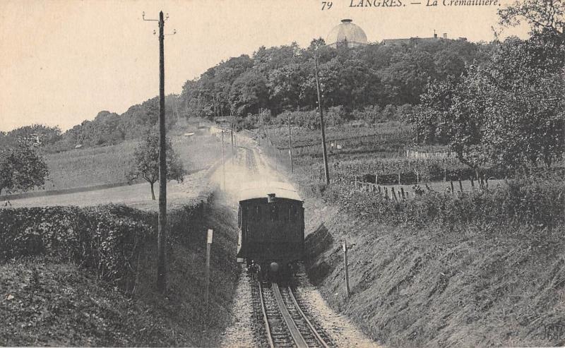 Carte postale ancienne Langres - Cremaillere à Langres