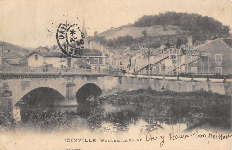 Carte postale ancienne Joinville - Pont Sur La Marne à Joinville