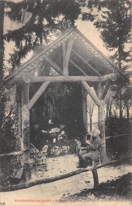 Carte postale ancienne Bourbonne Les Bains - Vierge Des Eaux à Bourbonne-les-Bains