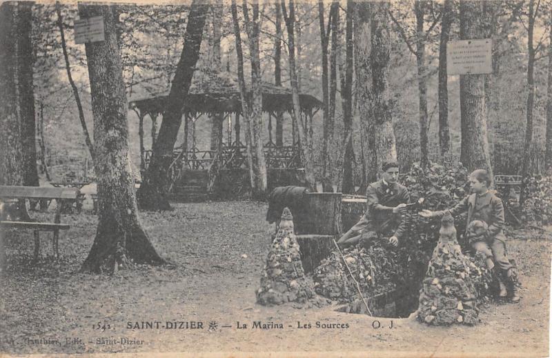 Carte postale ancienne Saint Dizier - La Marina - Les Sources à Saint-Dizier