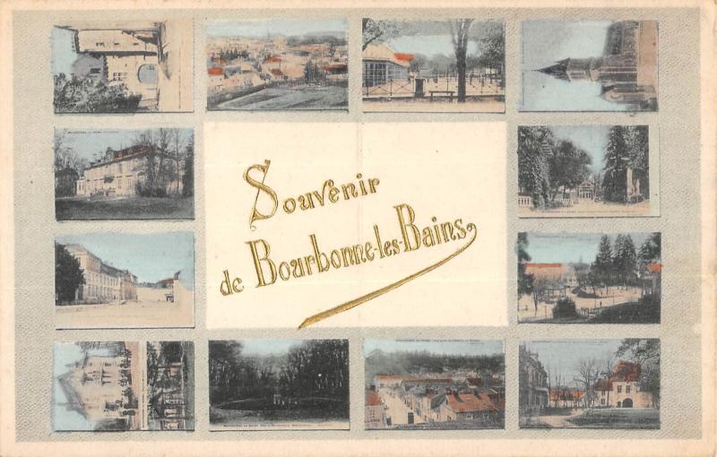 Carte postale ancienne Souvenir De Nourbonne Les Bains
