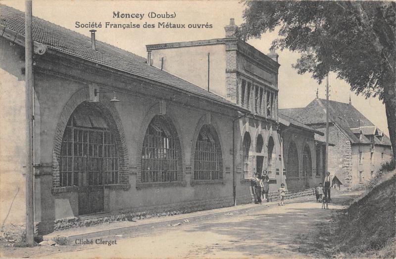 Carte postale ancienne Moncey - Societe Francaise Des Metaux Ouvres à Moncey