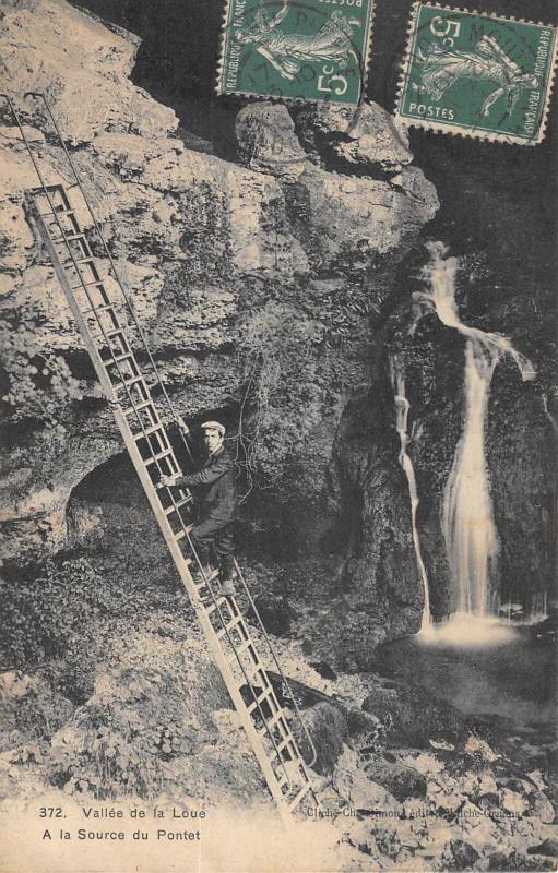 Carte postale ancienne Vallee De La Loue - A La Source Du Pontet