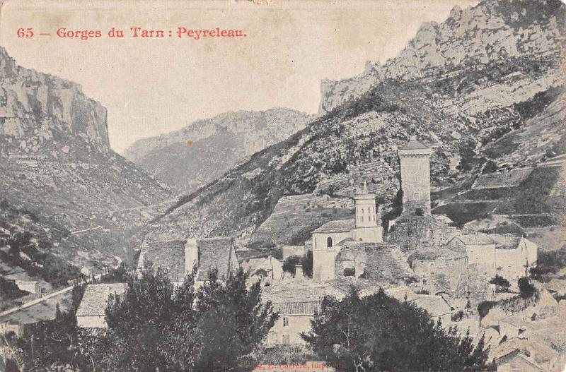 Carte postale ancienne Gorges Du Tarn - Peyreleau