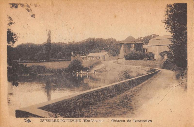 Carte postale ancienne Bussiere Poitevine - Chateau De Busseronnes