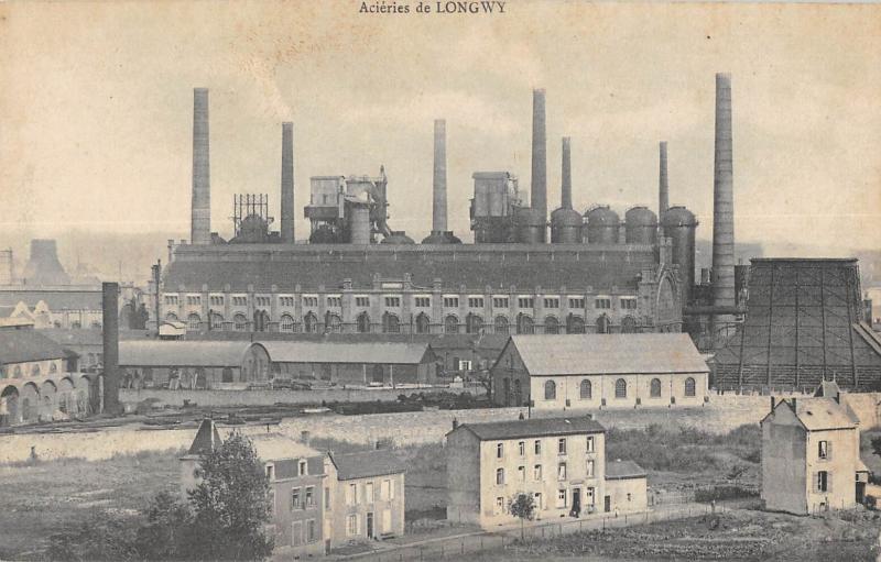 Carte postale ancienne Ascieries De Longwy à Longwy