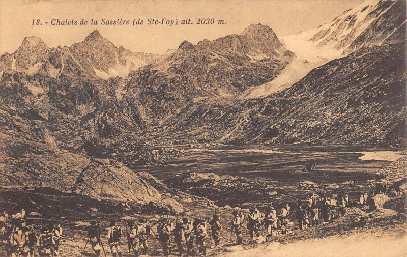 Carte postale ancienne Chalets De La Sassiere