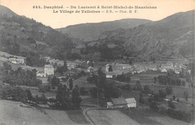 Carte postale ancienne Le Village De Valloires à Valloire