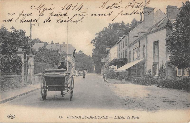 Carte postale ancienne Bagnoles De L'Orne - L'Hotel De Paris