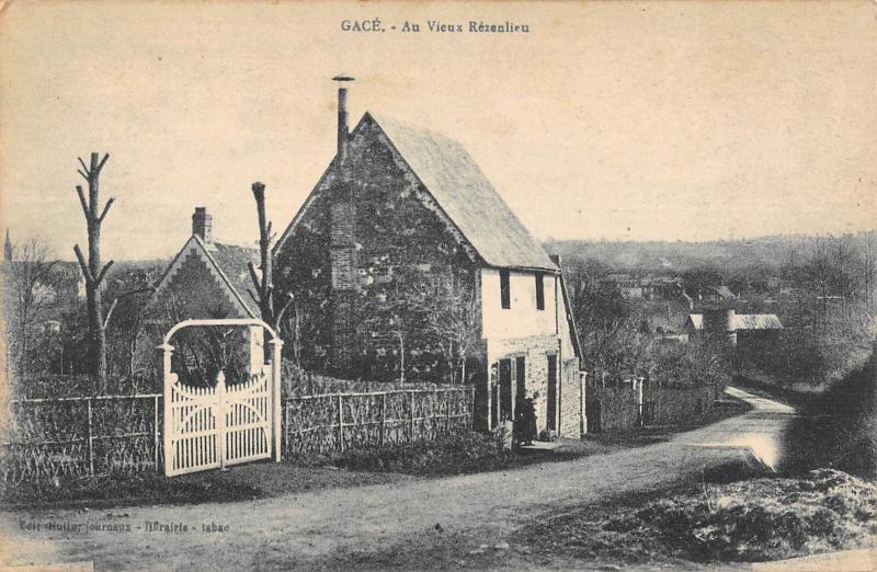 Carte postale ancienne Gace - Au Vieux Rezenlieu à Gacé