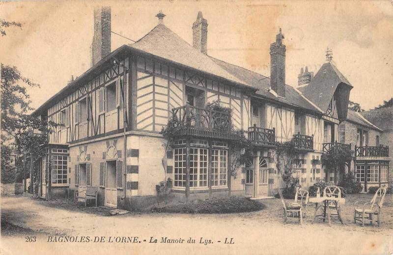 Carte postale ancienne Bagnoles De L'Orne - Le Manoir Du Lys