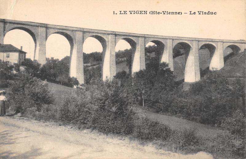 Carte postale ancienne Le Vigen - Le Viaduc au Vigen