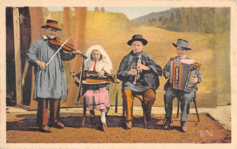 Carte postale ancienne Joueurs Du Limousin