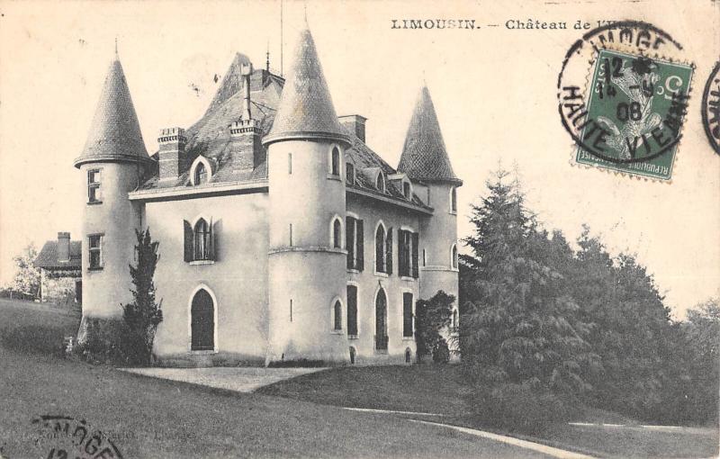 Carte postale ancienne Limousin - Chateau De L'Etoile