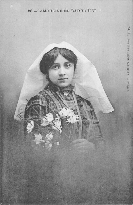 Carte postale ancienne Limousine En Barbichet
