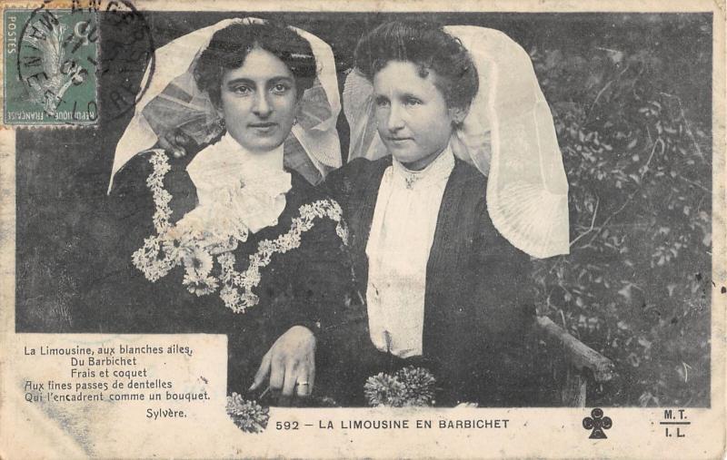 Carte postale ancienne La Limousines En Barbichet