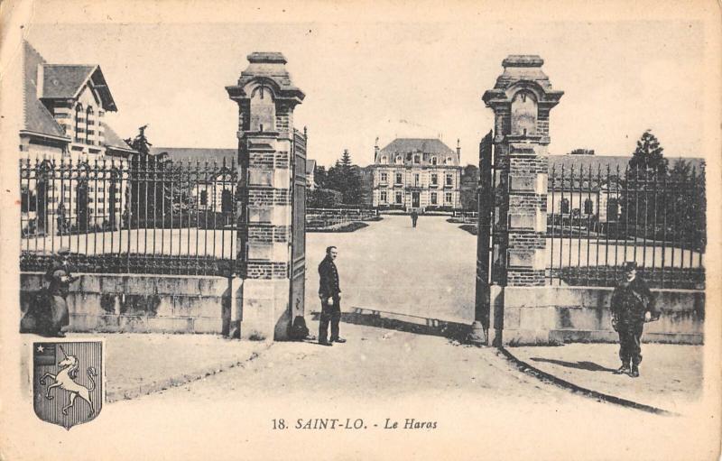 Carte postale ancienne Saint Lo - Le Haras à Saint-Lô