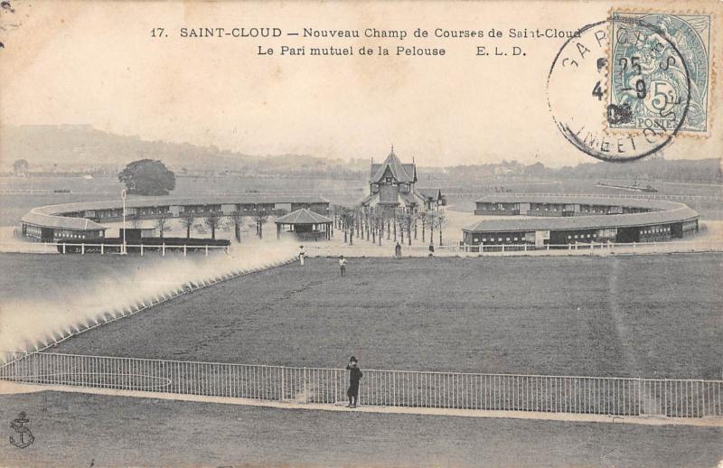 Carte postale ancienne Saint Cloud - Nouveau Champ De Courses De Saint-Cloud - Pari Mutuel à Saint-Cloud
