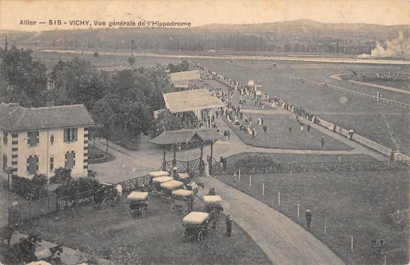 Carte postale ancienne Vichy - Vue Generale De L'Hippodrome à Vichy