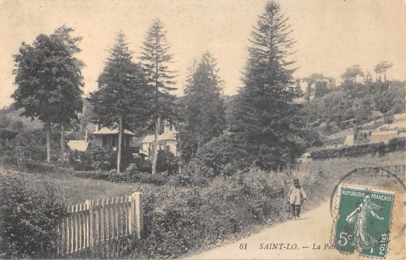 Carte postale ancienne Saint Lo - La Petite Suisse à Saint-Lô