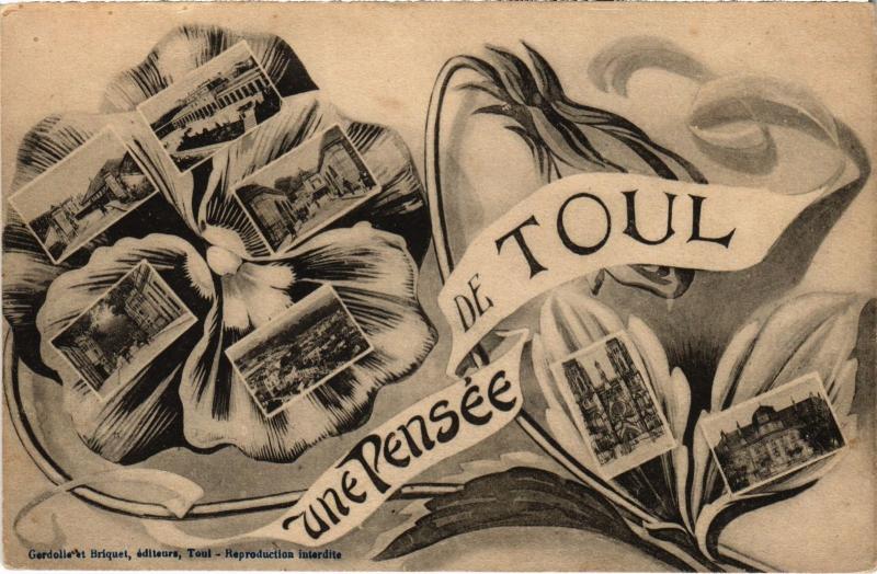 Carte postale ancienne Toul souvenir