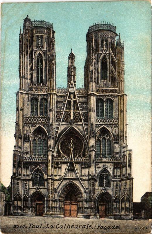 Carte postale ancienne Toul Cathedrale