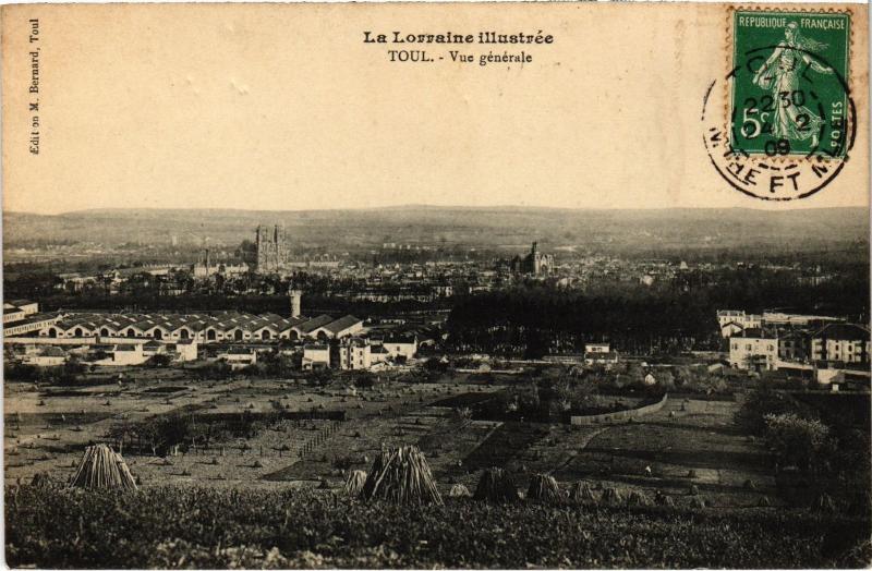 Carte postale ancienne Toul vue generale