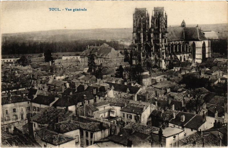 Carte postale ancienne Toul vue generale