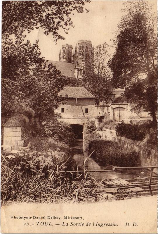 Carte postale ancienne Toul Sortie de l'Ingressin
