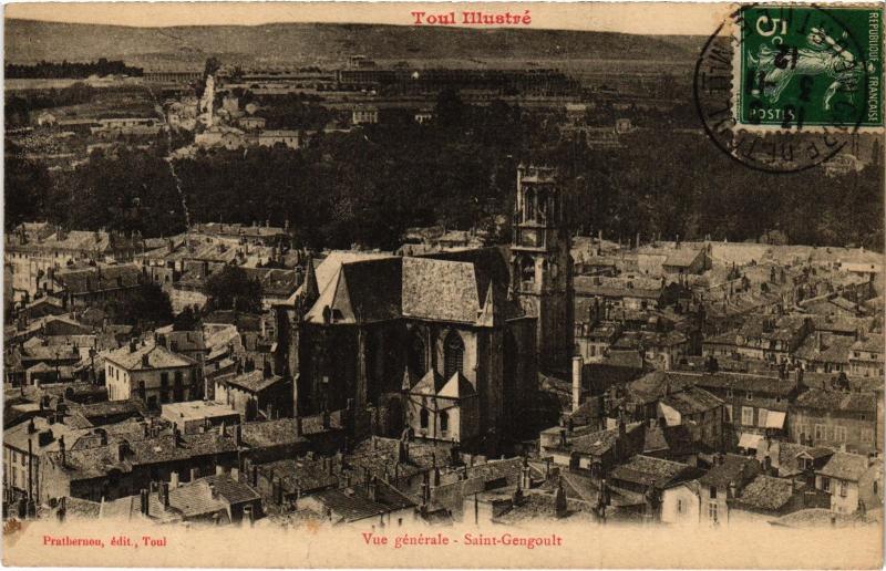 Carte postale ancienne Toul vue generale