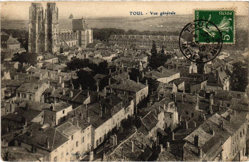 Carte postale ancienne Toul vue generale