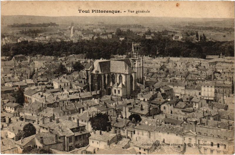 Carte postale ancienne Toul vue generale