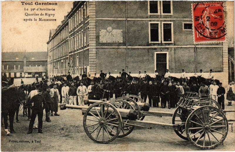 Carte postale ancienne Toul Quartier de Rigny