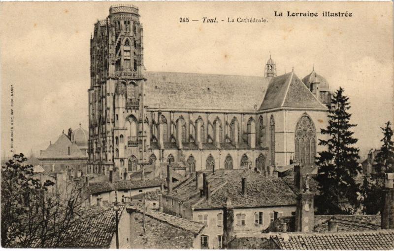 Carte postale ancienne Toul Cathedrale