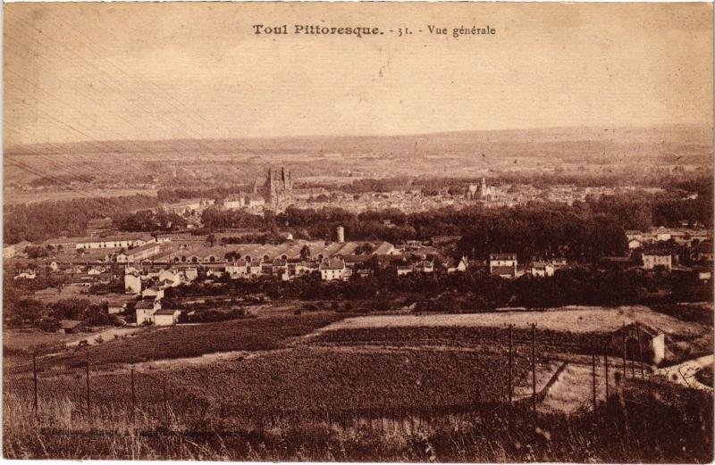 Carte postale ancienne Toul vue generale
